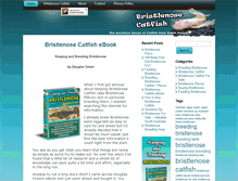 Tablet Screenshot of bristlenosecatfish.com